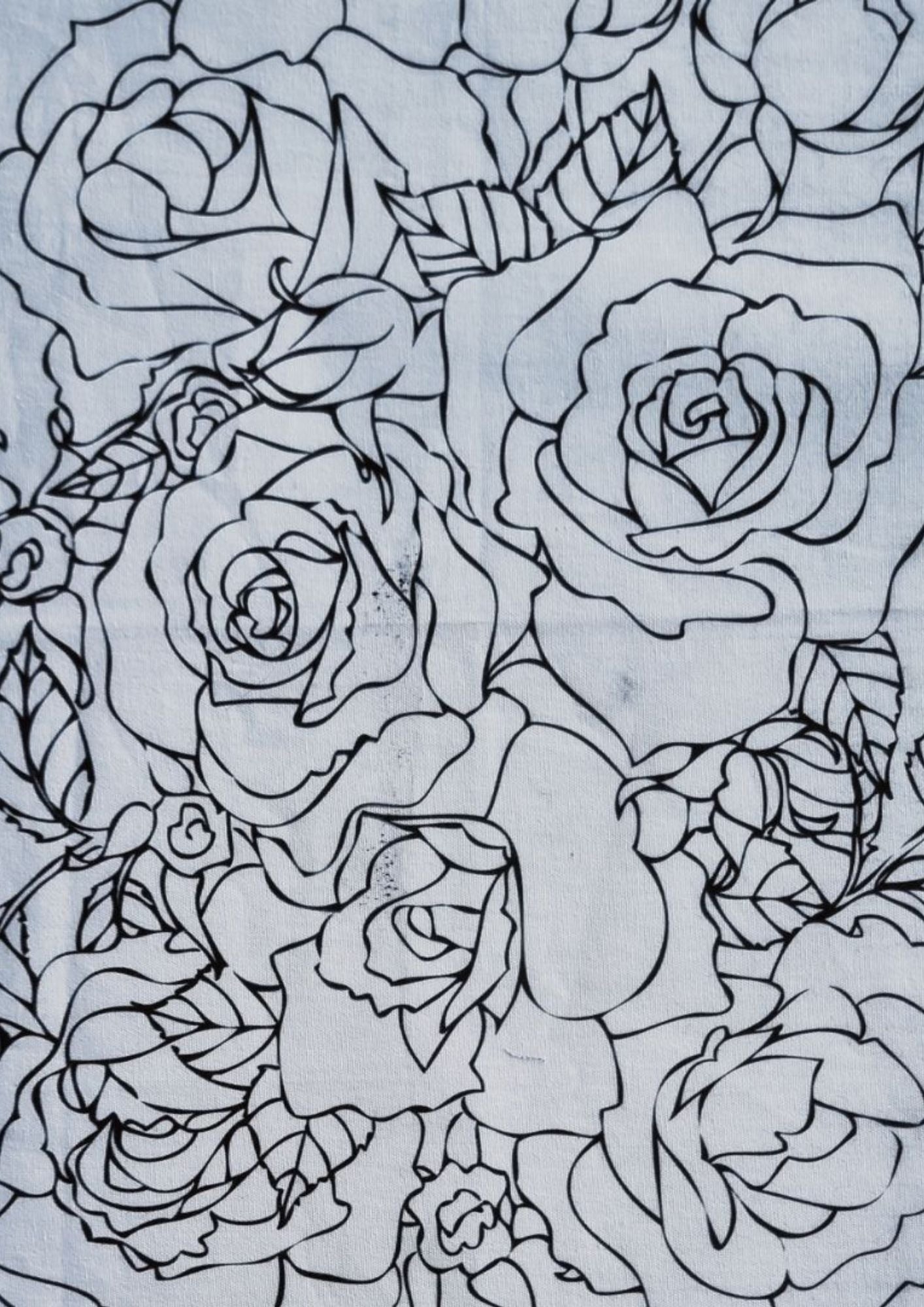 Telas medida 30x40cm.