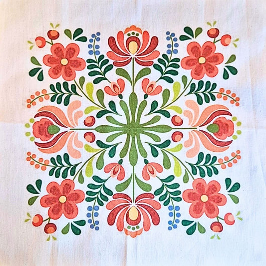 Telas medida 40x40cm.