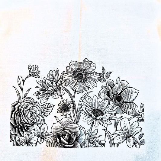 Telas medida 25x25cm.
